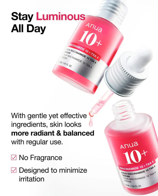 Anua Niacinamide 10%+TXA 4% Dark Spot Correcting Serum